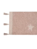 Lorena Canals Dywan bawełniany Hippy Stars Vintage Nude 120 x 175 cm | Pan Piksel