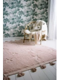 Lorena Canals Dywan bawełniany Hippy Stars Vintage Nude 120 x 175 cm | Pan Piksel