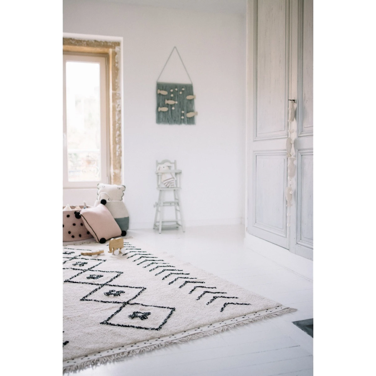 Lorena Canals Dywan bawełniany Bereber Rhombs 120 x 170 cm | Pan Piksel