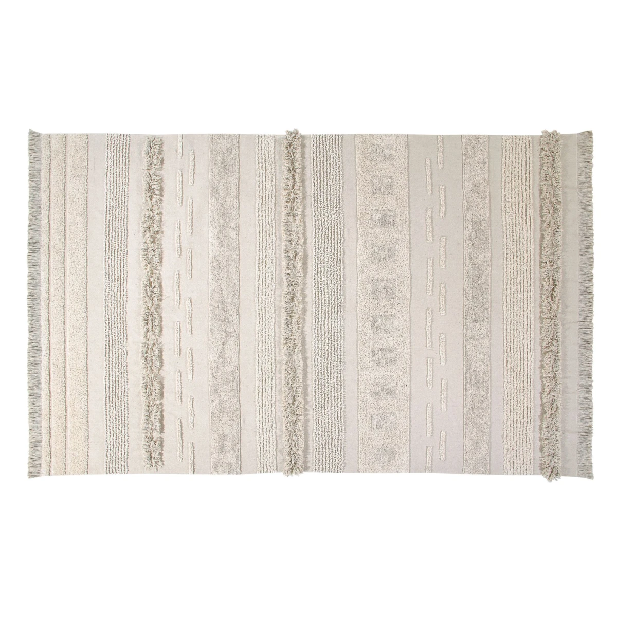 Lorena Canals Dywan bawełniany Air Natural XL 200 x 300 cm | Pan Piksel