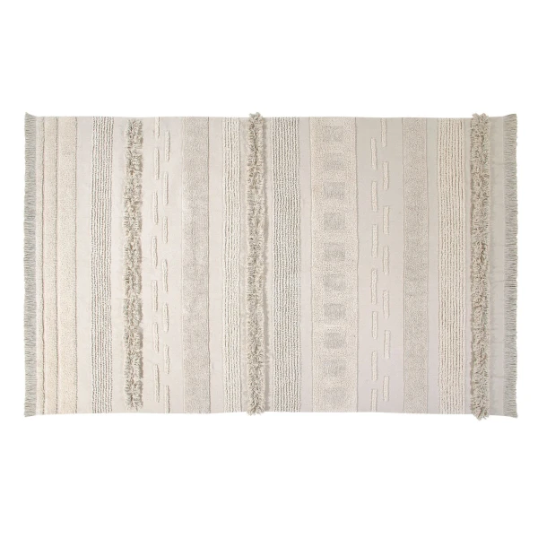 Lorena Canals Dywan bawełniany Air Natural XL 200 x 300 cm | Pan Piksel