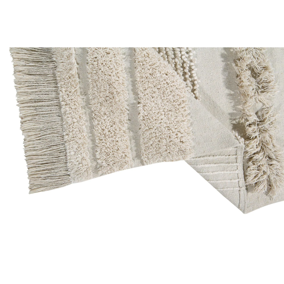 Lorena Canals Dywan bawełniany Air Natural XL 200 x 300 cm | Pan Piksel