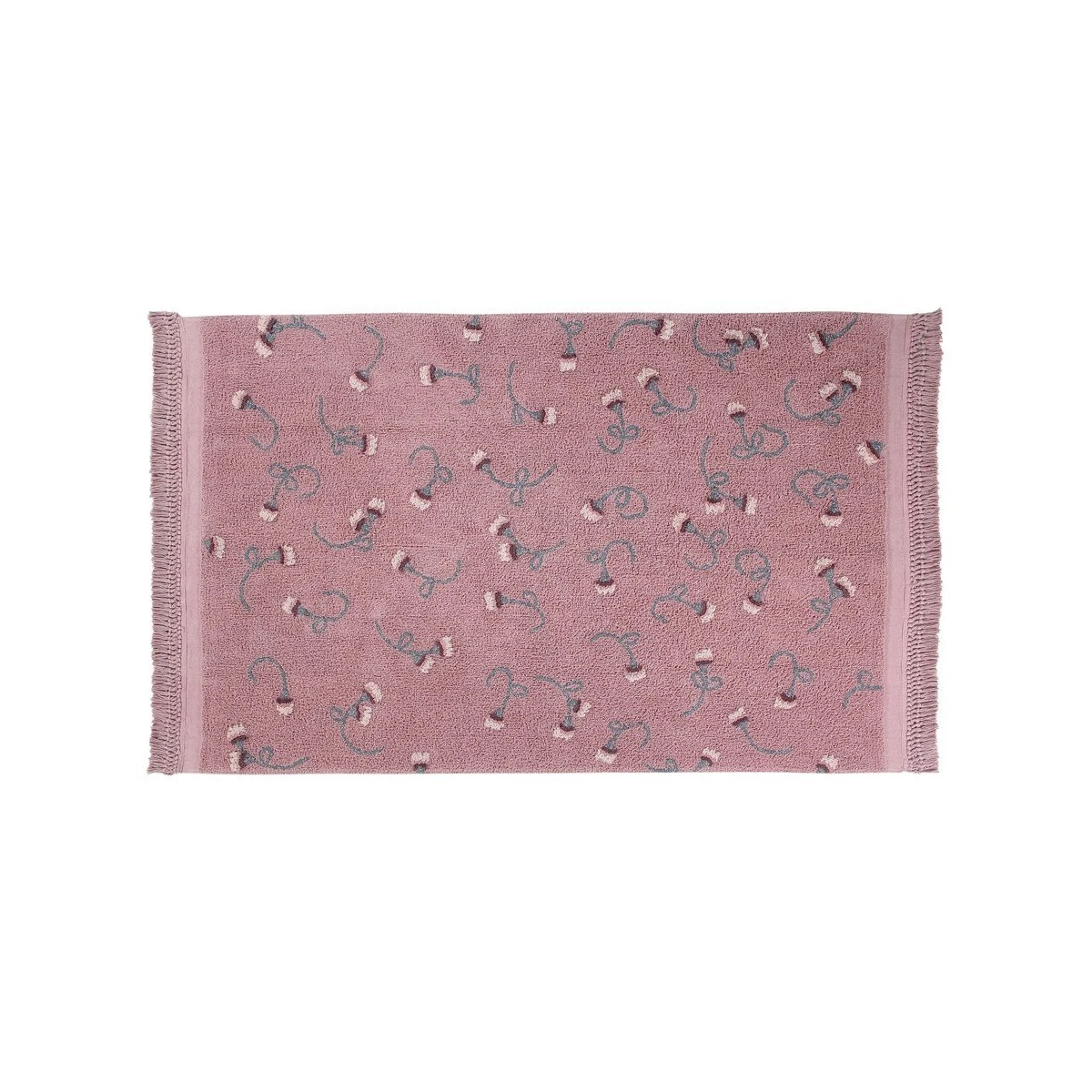 Lorena Canals Dywan bawełniany English Garden Ash Rose 140 x 210 cm | Pan Piksel