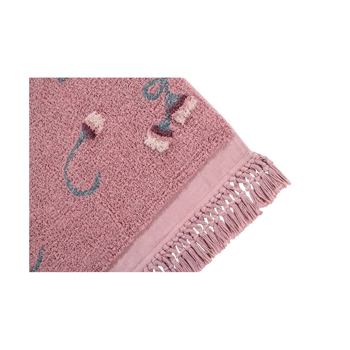 Lorena Canals Dywan bawełniany English Garden Ash Rose 140 x 210 cm | Pan Piksel