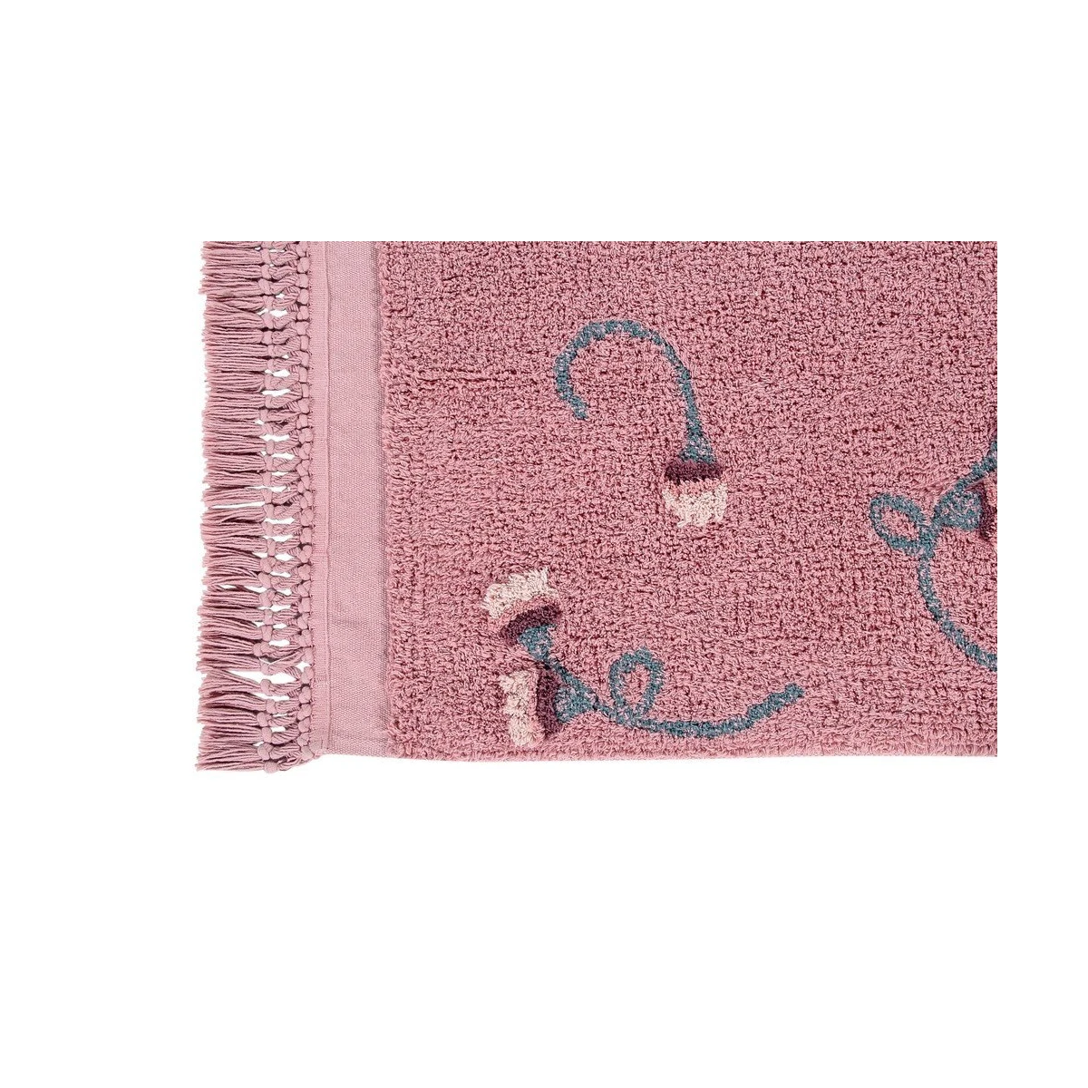Lorena Canals Dywan bawełniany English Garden Ash Rose 140 x 210 cm | Pan Piksel