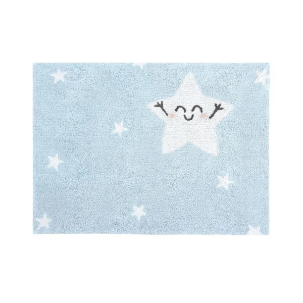 Lorena Canals Dywan bawełniany Happy Star, Mr Wonderful & Lorena Canals 120 x 160 cm | Pan Piksel