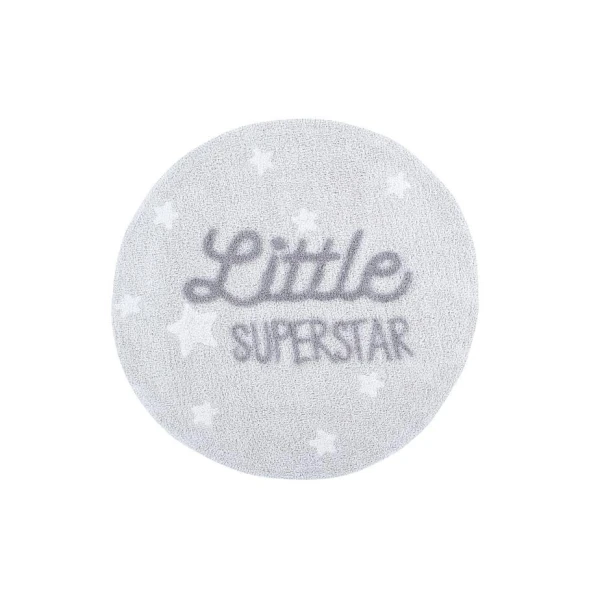 Lorena Canals Dywan bawełniany Little Superstar, Mr Wonderful & Lorena Canals Ø 120 cm | Pan Piksel