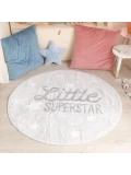 Lorena Canals Dywan bawełniany Little Superstar, Mr Wonderful & Lorena Canals Ø 120 cm | Pan Piksel