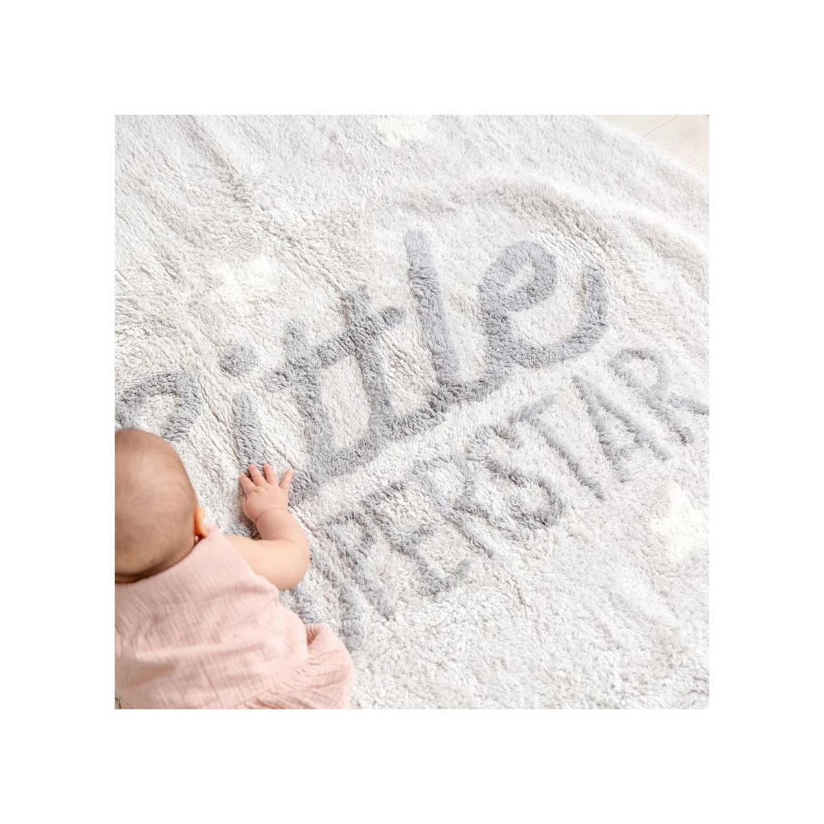 Lorena Canals Dywan bawełniany Little Superstar, Mr Wonderful & Lorena Canals Ø 120 cm | Pan Piksel