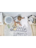Lorena Canals Dywan bawełniany Little Superstar, Mr Wonderful & Lorena Canals Ø 120 cm | Pan Piksel