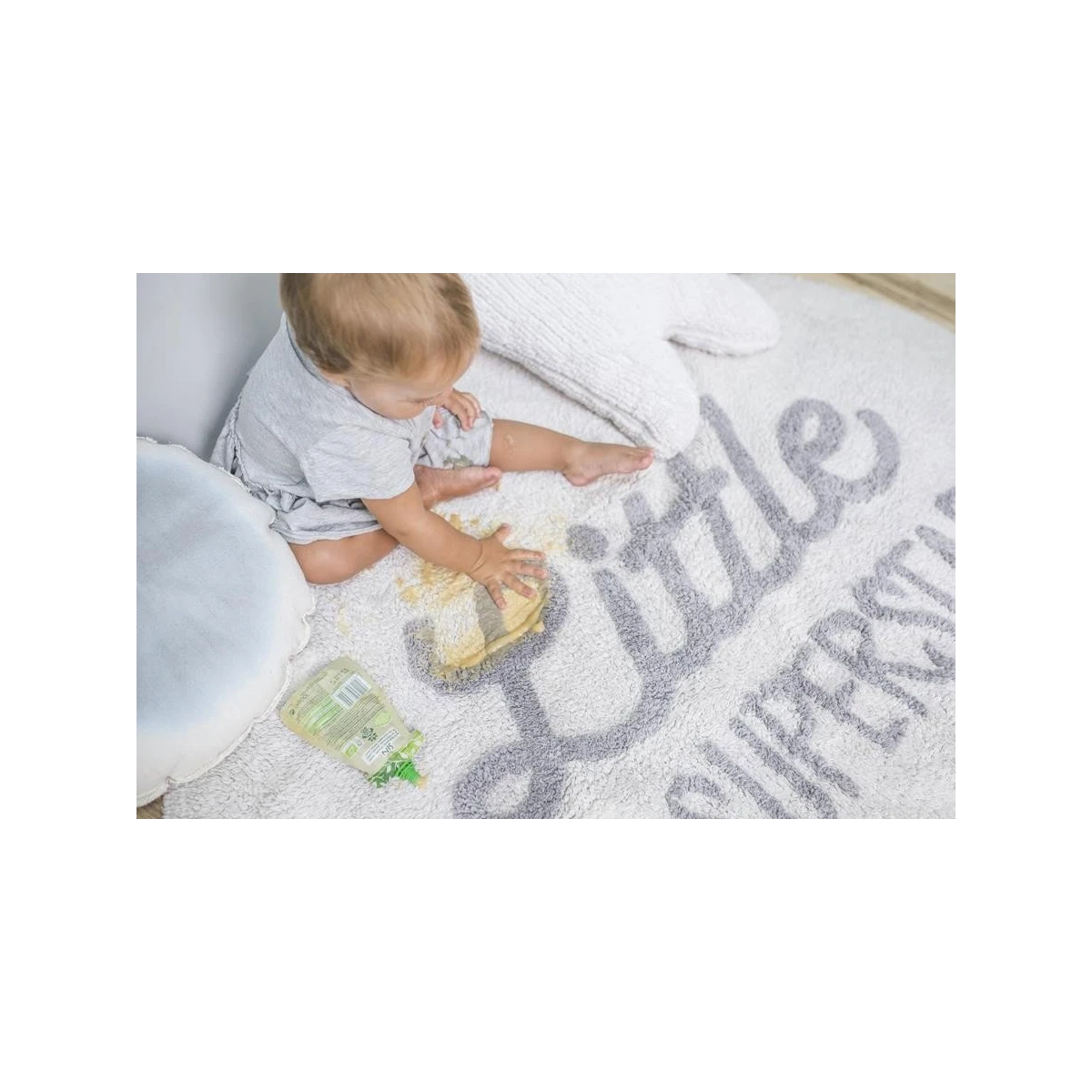 Lorena Canals Dywan bawełniany Little Superstar, Mr Wonderful & Lorena Canals Ø 120 cm | Pan Piksel