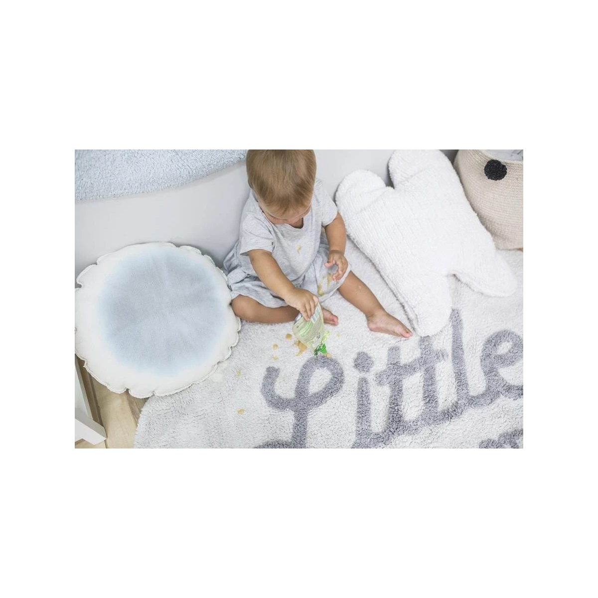 Lorena Canals Dywan bawełniany Little Superstar, Mr Wonderful & Lorena Canals Ø 120 cm | Pan Piksel
