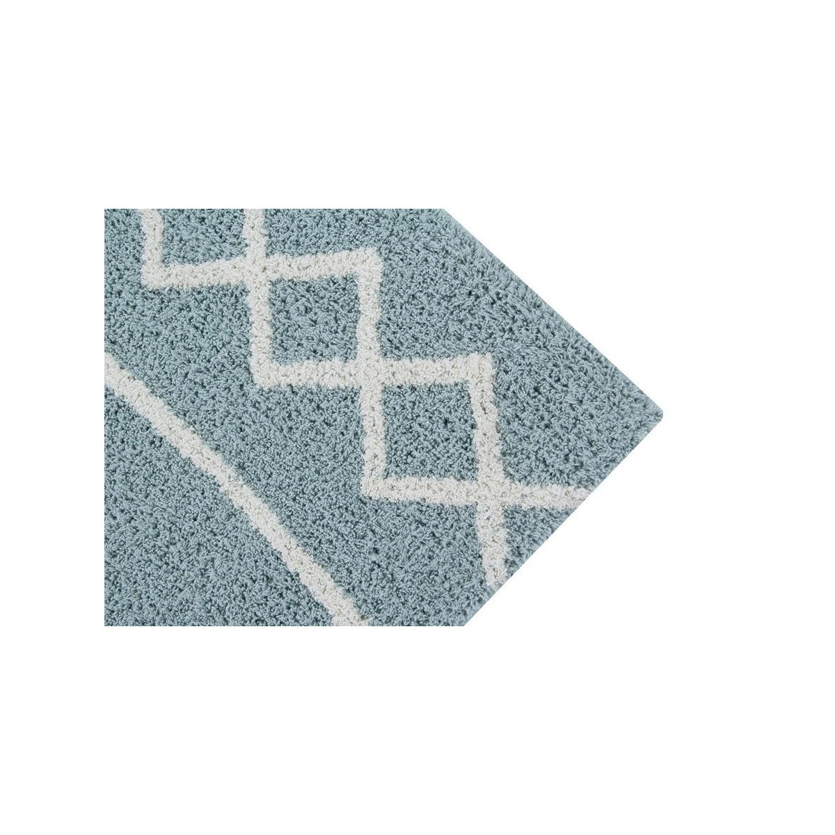 Lorena Canals Dywan bawełniany Oasis Vintage Blue Natural 120 x 160 cm | Pan Piksel
