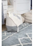 Lorena Canals Dywan bawełniany Oasis Vintage Blue Natural 120 x 160 cm | Pan Piksel