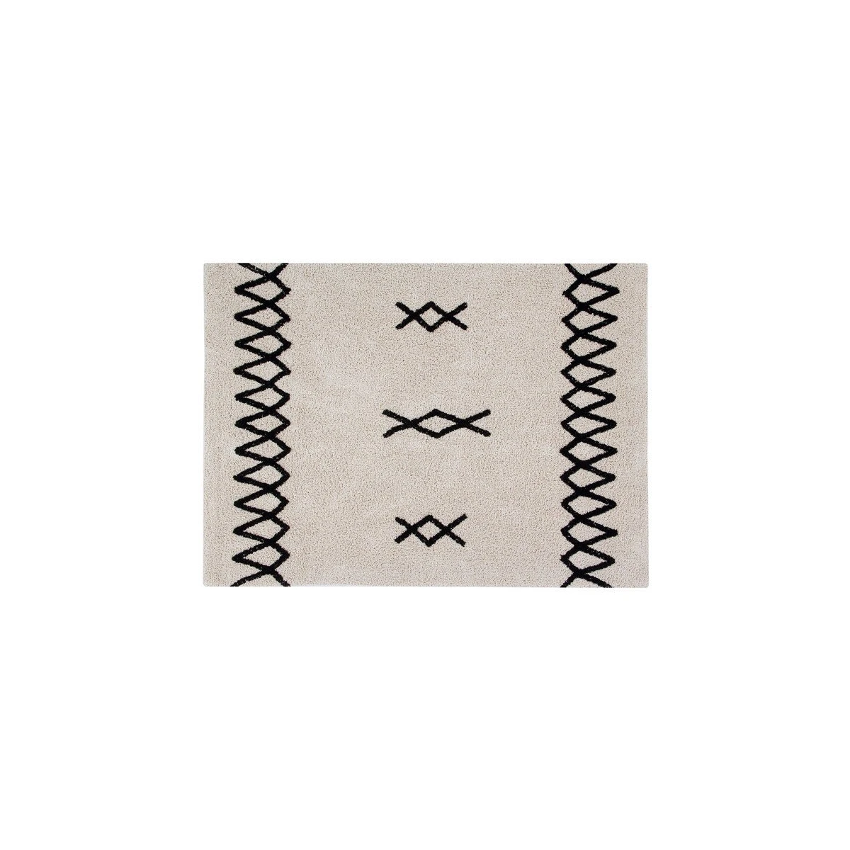 Dywan Atlas Natural Black Lorena Canals | Pan Piksel