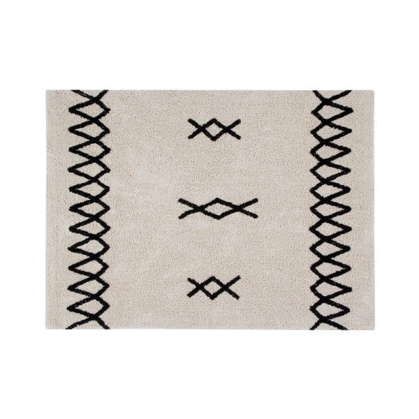 Dywan Atlas Natural Black Lorena Canals | Pan Piksel