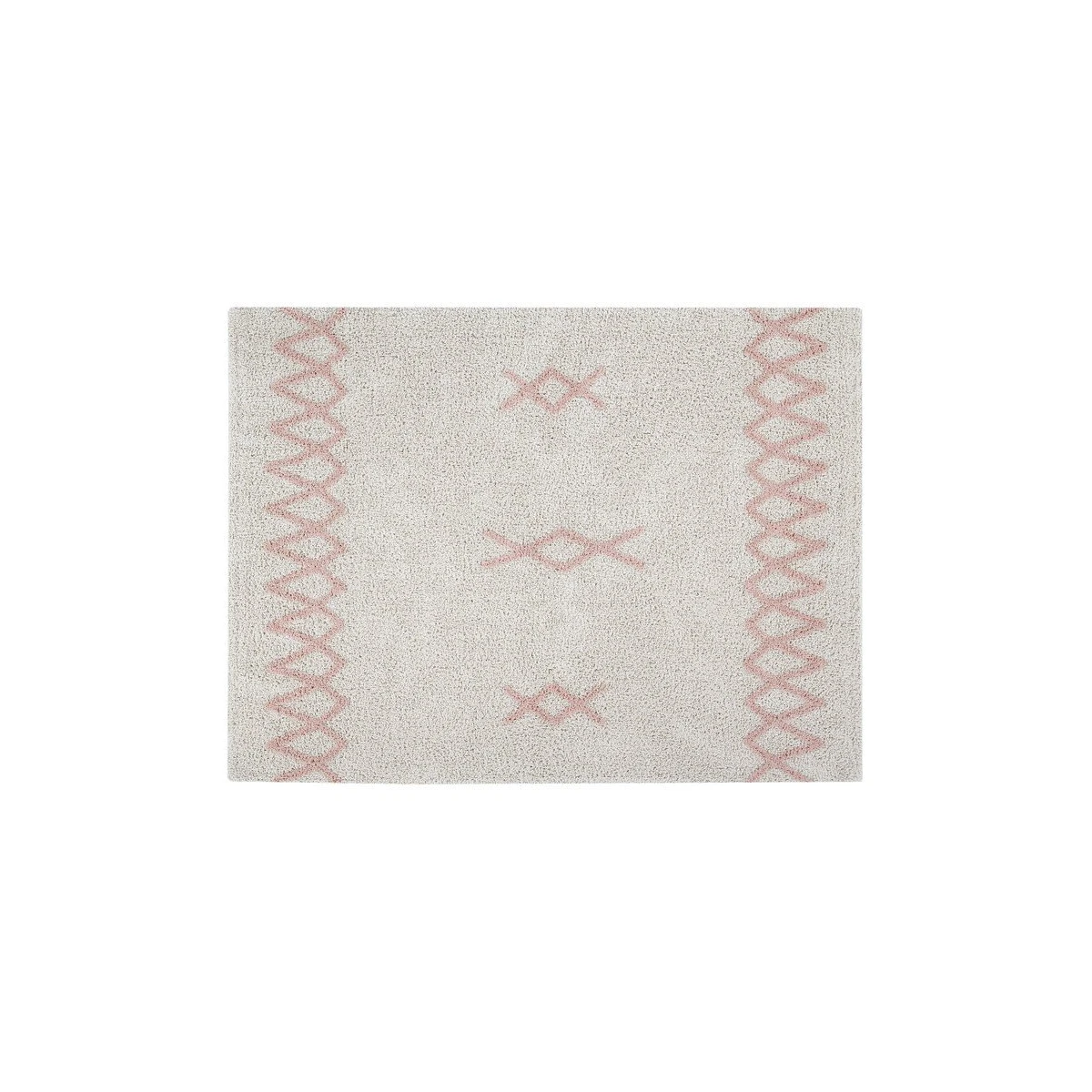 Lorena Canals Dywan bawełniany Atlas Natural Vintage Nude 120 x 160 cm | Pan Piksel