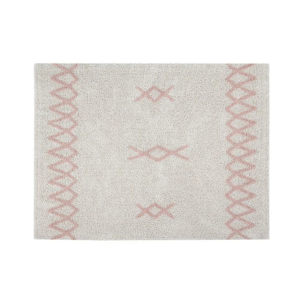 Lorena Canals Dywan bawełniany Atlas Natural Vintage Nude 120 x 160 cm | Pan Piksel