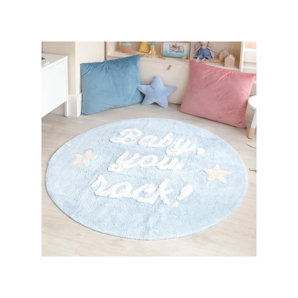 Lorena Canals Dywan bawełniany Baby, you rock!, Mr Wonderful & Lorena Canals | Pan Piksel