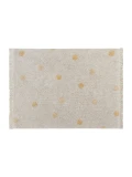Lorena Canals Dywan bawełniany Hippy Dots Natural Honey 120 x 160 cm | Pan Piksel