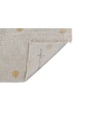Lorena Canals Dywan bawełniany Hippy Dots Natural Honey 120 x 160 cm | Pan Piksel