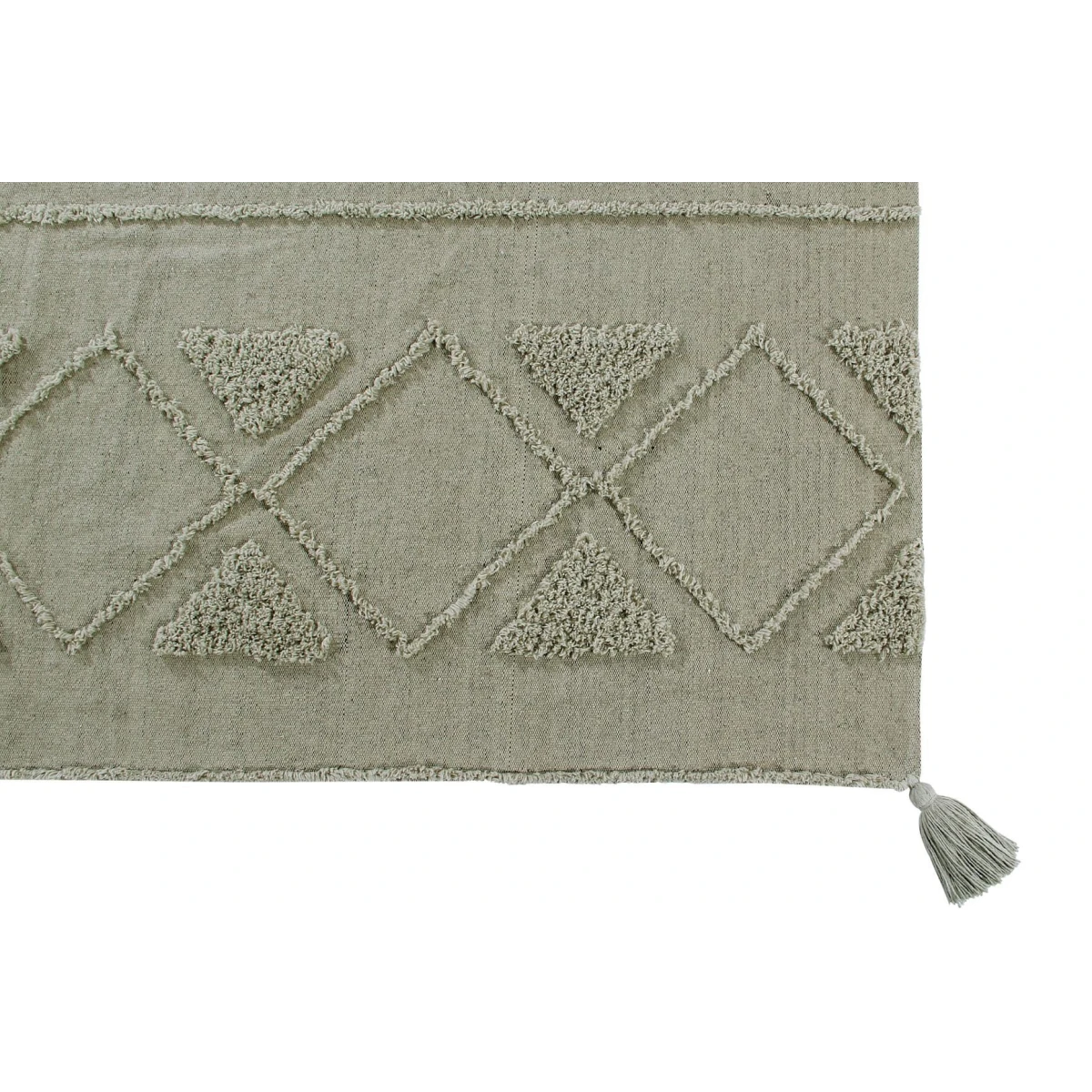 LORENA CANALS Dywan bawełniany Tribu Olive L 170x240 cm | Pan Piksel