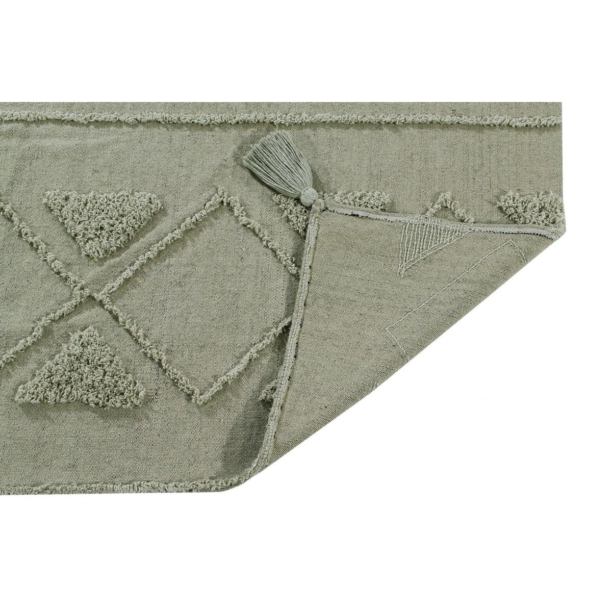 LORENA CANALS Dywan bawełniany Tribu Olive L 170x240 cm | Pan Piksel