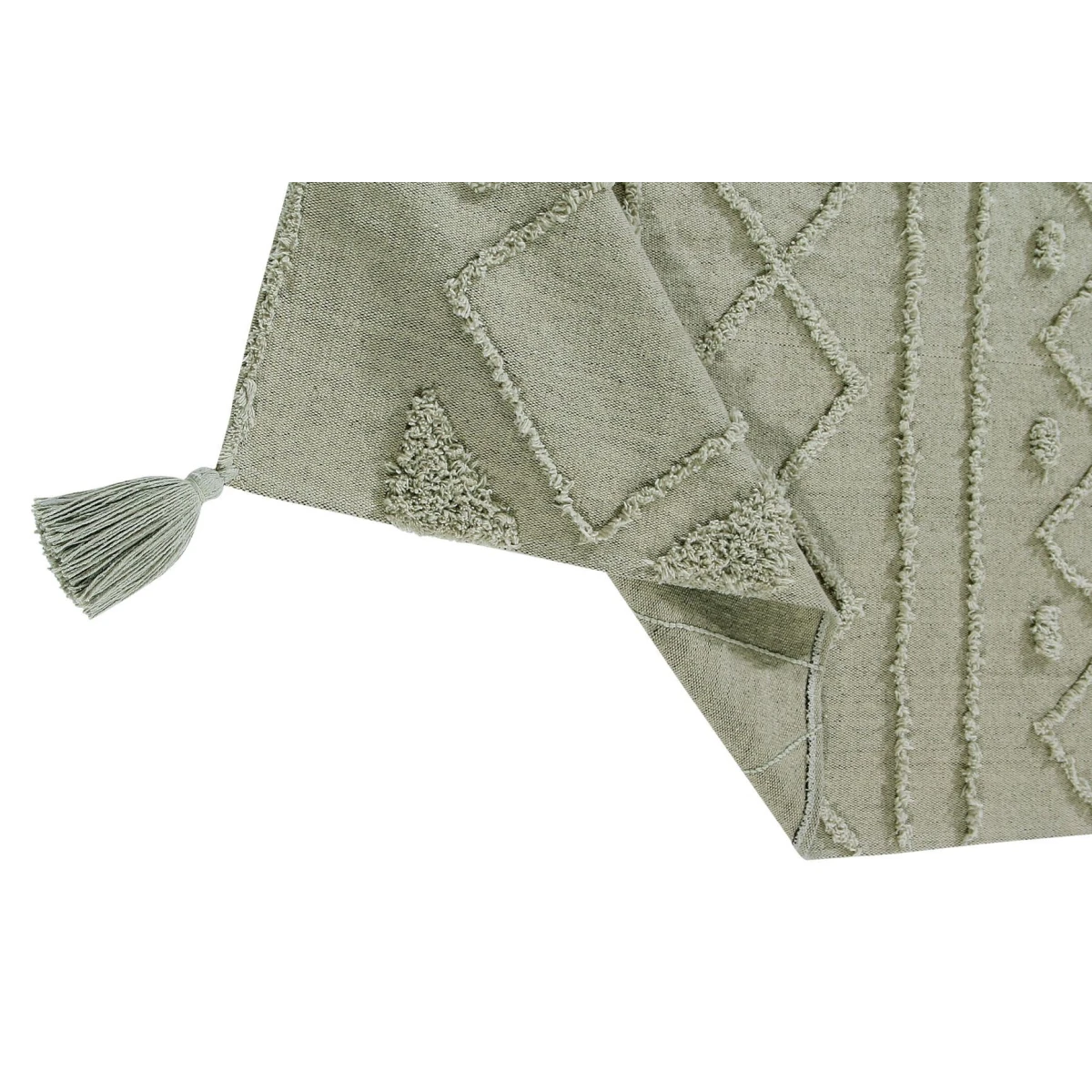 LORENA CANALS Dywan bawełniany Tribu Olive L 170x240 cm | Pan Piksel
