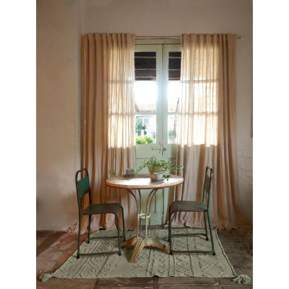 LORENA CANALS Dywan bawełniany Tribu Olive L 170x240 cm | Pan Piksel