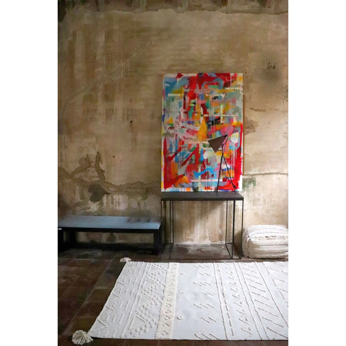 Dywan bawełniany Tribu Natural S 120x160 cm Lorena Canals | Pan Piksel