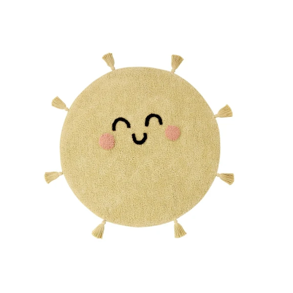 Lorena Canals Dywan bawełniany You're My Sunshine, Mr Wonderful & Lorena Canals Ø100 cm | Pan Piksel