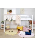 Lorena Canals Dywan bawełniany You're My Sunshine, Mr Wonderful & Lorena Canals Ø100 cm | Pan Piksel