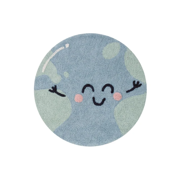 Dywan bawełniany Big Big World Mr Wonderful & Lorena Canals Ø100 cm | Pan Piksel