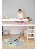 Dywan bawełniany Big Big World Mr Wonderful & Lorena Canals Ø100 cm | Pan Piksel