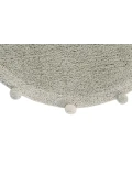Dywan bawełniany Bubbly Olive Natural Ø120 cm Lorena Canals | Pan Piksel