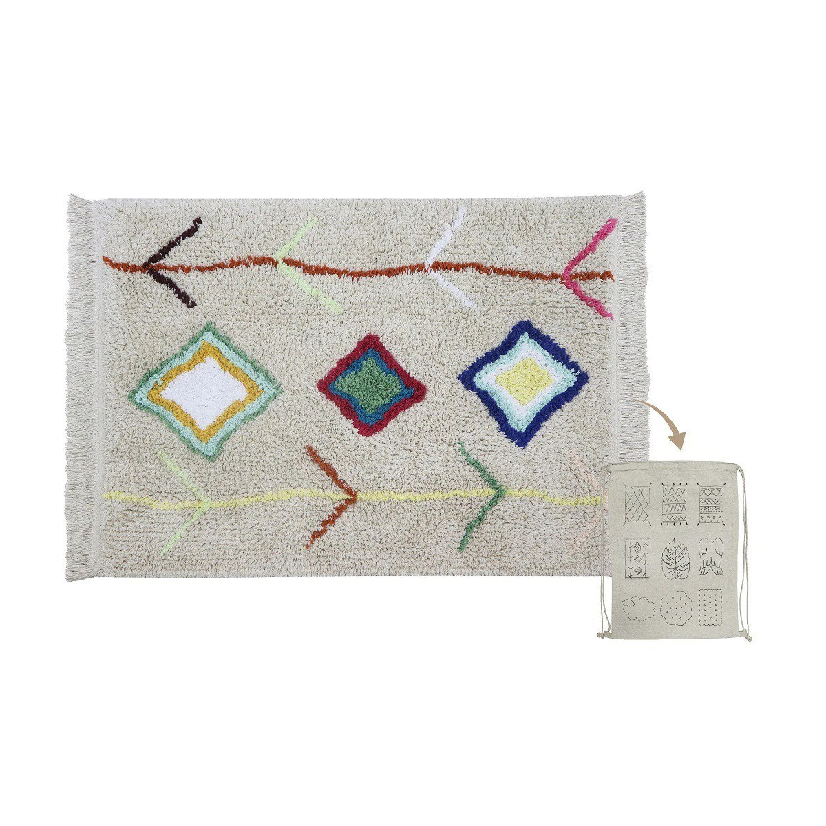 Dywan Mini Kaarol 70x100 cm | Pan Piksel