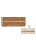 LORENA CANALS Dywan Bawełniany Duetto Toffee 80x230 cm | Pan Piksel