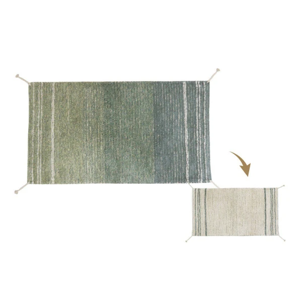 Dywan Bawełniany Twin Vintage Blue 80x140 cm Lorena Canals | Pan Piksel