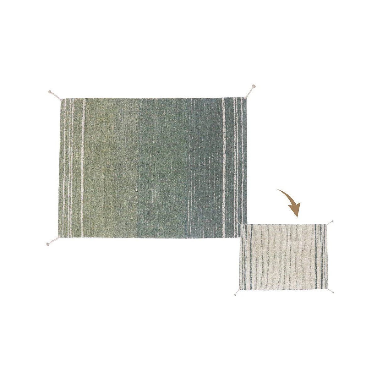 Dywan Bawełniany Twin Vintage Blue 120x160 cm Lorena Canals | Pan Piksel