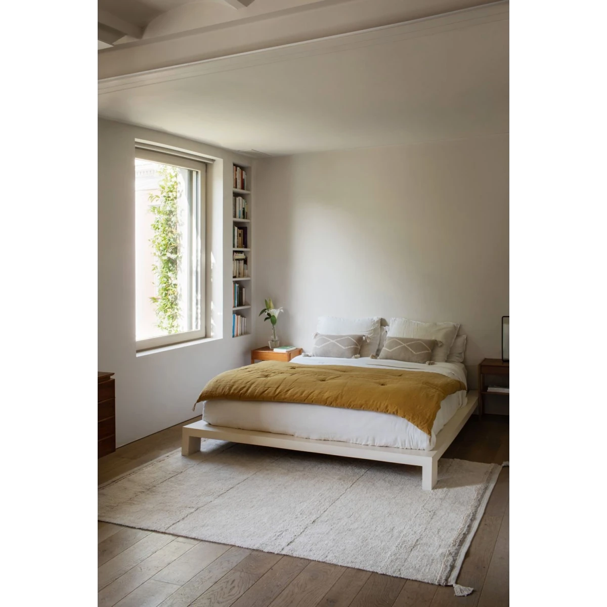 LORENA CANALS Dywan bawełniany Bloom Natural 140x200cm | Pan Piksel
