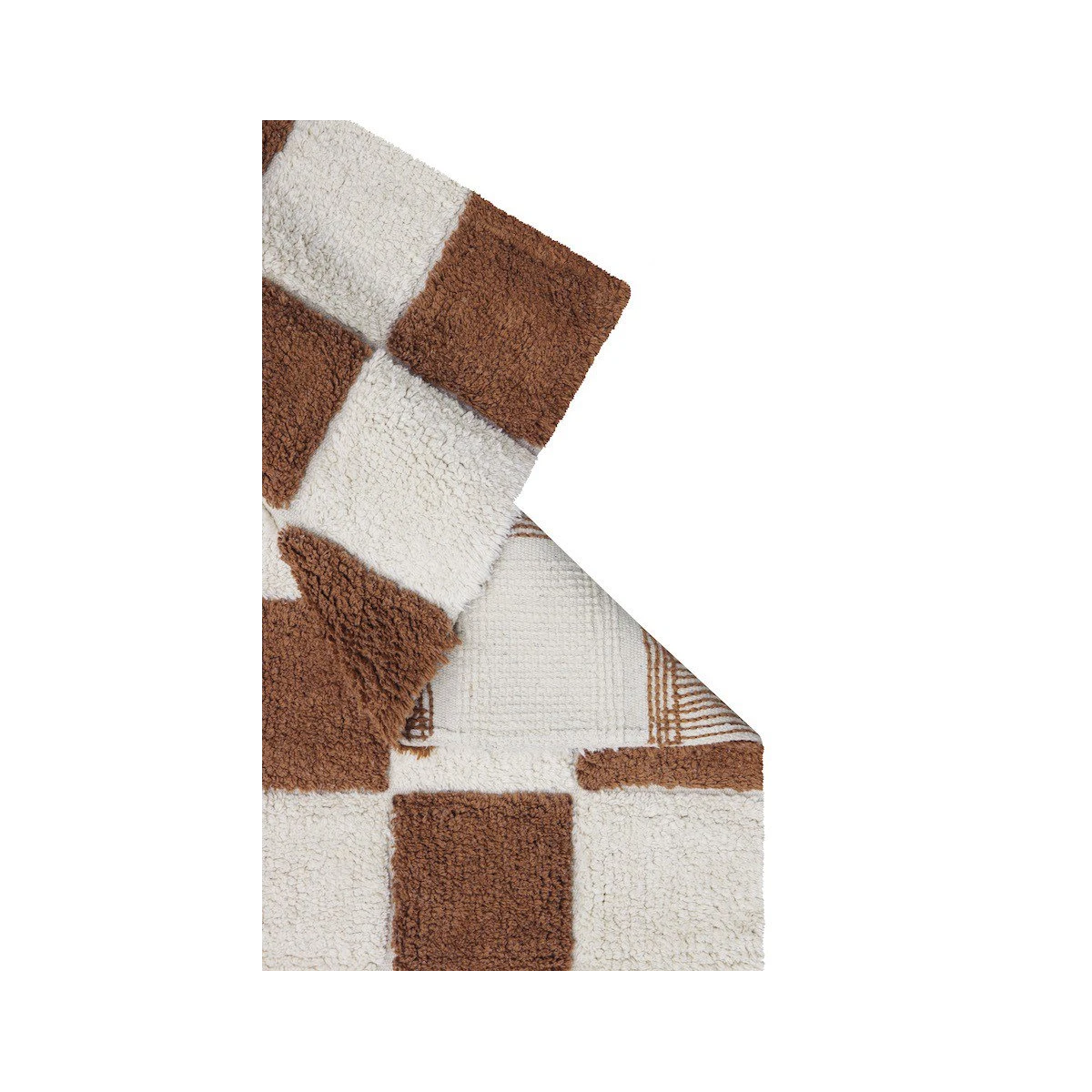 Dywan bawełniany Kitchen Tiles Toffee 120x160 cm Lorena Canals | Pan Piksel