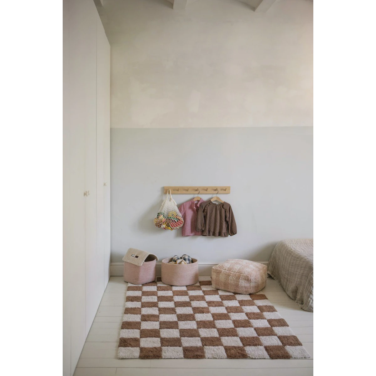 Dywan bawełniany Kitchen Tiles Toffee 120x160 cm Lorena Canals | Pan Piksel