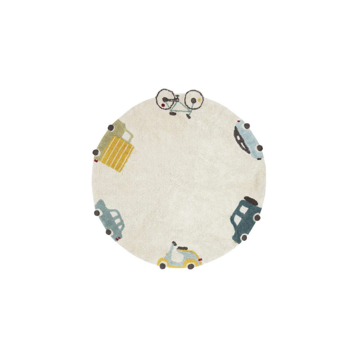 Dywan Eco-City Ø140 cm Lorena Canals | Pan Piksel
