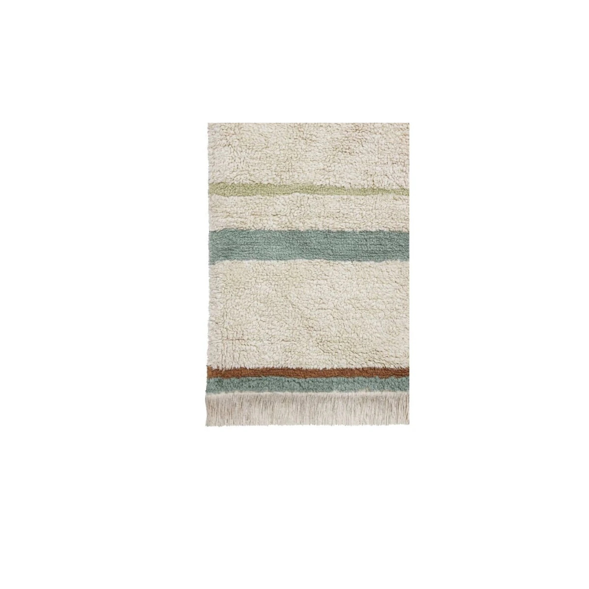 LORENA CANALS Dywan Bawełniany Lanes Vintage Blue M 140x200cm | Pan Piksel