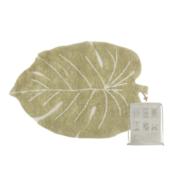 Dywan Bawełniany Mini Monstera 75x100 cm Lorena Canals | Pan Piksel