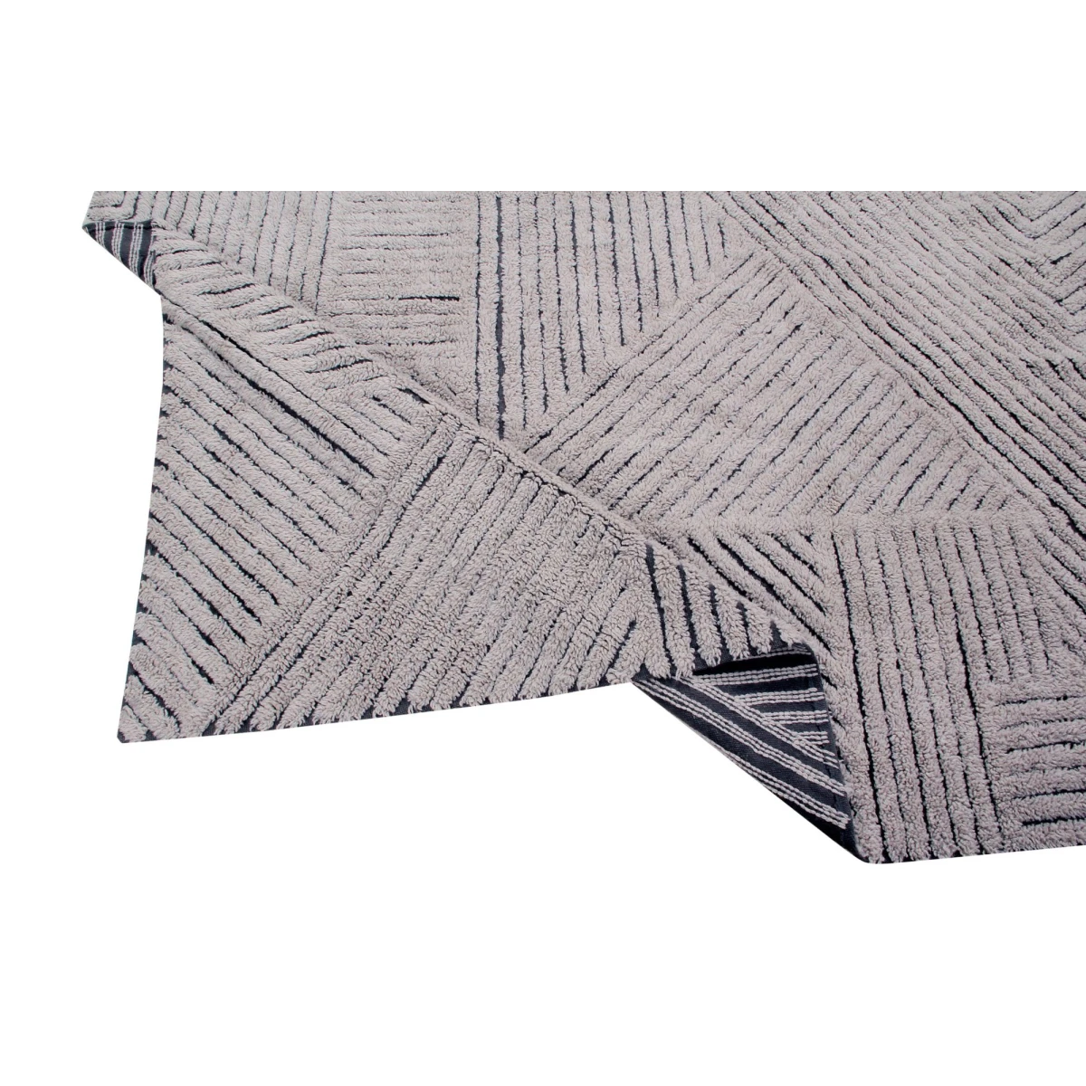 Lorena Canals Dywan Wełniany Black Chia L | Pan Piksel
