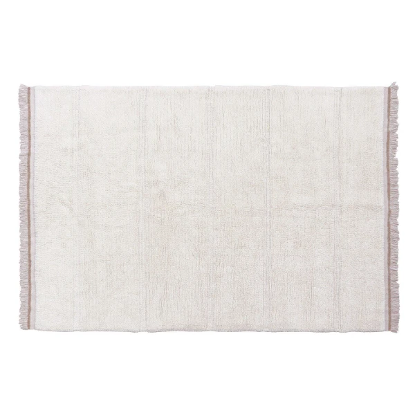 LORENA CANALS Dywan wełniany Steppe White 170x240 cm | Pan Piksel