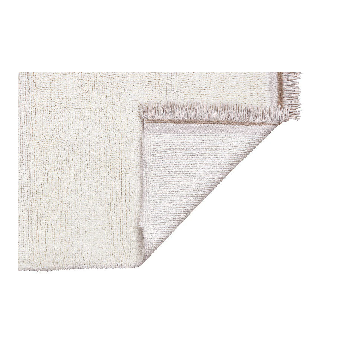 LORENA CANALS Dywan wełniany Steppe White 170x240 cm | Pan Piksel