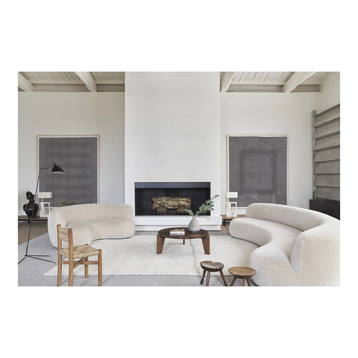 LORENA CANALS Dywan wełniany Tundra White 250x340 cm | Pan Piksel