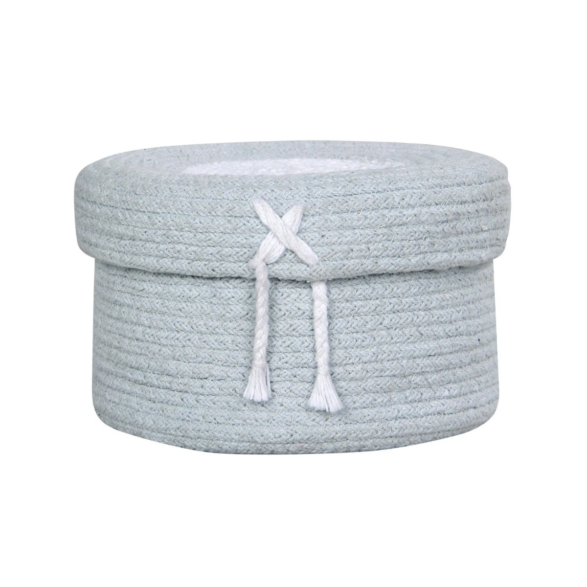 Lorena Canals Kosz dekoracyjny Candy Box Light Blue Small | Pan Piksel